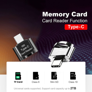 Adaptateur OTG Mini USB Type-C 3.0 avec lecteur de <span class=keywords><strong>carte</strong></span> Micro USB SD/TF SM pour Macbook, téléphones, ordinateurs portables, smartphones - Product Image 2