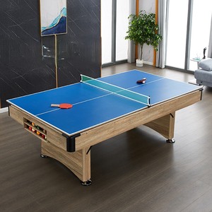 Nouvelle <span class=keywords><strong>table</strong></span> de <span class=keywords><strong>billard</strong></span> pliable 2-en-1 multifonctionnelle de 7 pieds pour adultes, jeu de snooker d'intérieur pour la maison - Product Image 2