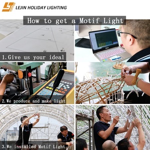 Iluminación de vacaciones al aire libre 3D luz con motivo de bola grande para decoración navideña - Product Image 2