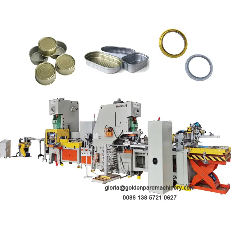 Automatic tuna can manufacturing Machine for making cans production line