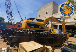 Oferta Especial: Excavadora Anfibia Usada Caterpillar 320c 320d de 20 Toneladas con Pontón Lateral en Buenas Condiciones a Bajo Precio - Product Image 4