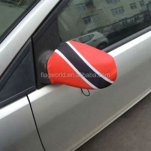 Funda para Espejo Retrovisor de Coche con Logotipo Personalizado y Banderas del Mundo (Alemania, Canadá, Israel) - Poliéster Antiarrugas - Product Image 2