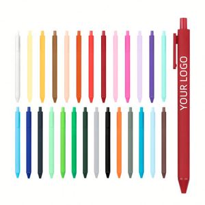 Custom Logo Plastic Promotional Ballpoint <b>Pen</b> with Company Brand Printing Multi-color Black Ink Office/School/Gift Use - Product Image 1