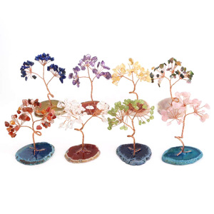 <b>Crystal</b> <b>Tree</b> Mini Decorative Ornament K9 <b>Crystal</b> Floral Shape Home Decoration Gift Item - Product Image 1