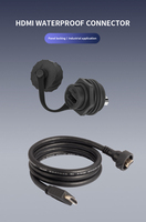 Connecteur de panneau femelle LSHITECH M20.8 avec écrou de blocage avant et bornes à souder