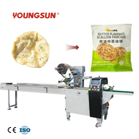 Machine d'emballage automatique à scellage arrière de haute qualité pour crêpes, rouleaux de printemps, pizzas, burritos, tortillas et pita