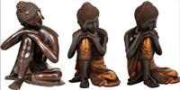 Statue de bouddha thaïlandais géant en laiton doré personnalisé pour le temple de la Thaïlande