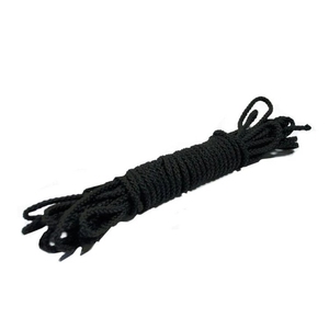 ISURE MARINE Schwarzes Doppelgeflochtenes Nylon-Festmacherseil für Boote und Ankerungen - Product Image 2