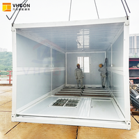 Campamento de Trabajo Resistente con Paneles de Pared Aislados, Techo Impermeable, Instalación Rápida, Estructura de Acero, Casa Contenedor Plegable