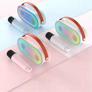 Altavoz CHXDEV con Micrófono, Altavoz Inalámbrico BT <span class=keywords><strong>para</strong></span> Cantar en Casa, Karaoke Familiar, Altavoz Portátil <span class=keywords><strong>para</strong></span> Exteriores - Product Image 1