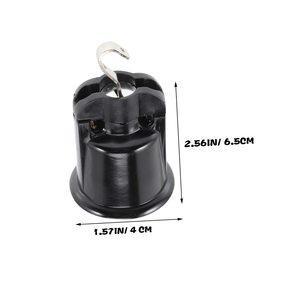 Đen giáng sinh cây Adapter ánh sáng ổ cắm vít trong nhựa ánh sáng bóng đèn chủ đèn ổ cắm - Product Image 1