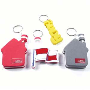 High Quality New Product Imprint <b>Cheap</b> Price Cylindrical Custom Printed Logo Boat Key <b>Chain</b> Eva Material Foam Floating Keychain - Product Image 2