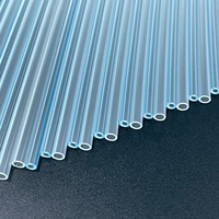 Tubes médicaux jetables en plastique double, personnalisés, à vente chaude, avec ligne bleue radiopacique, tube en PVC transparent pour fournitures médicales