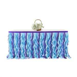 ผ้าคลุมโต๊ะสีขาวขนาด 6 ฟุต สำหรับตกแต่งงานวันเกิดเด็ก - Product Image 4