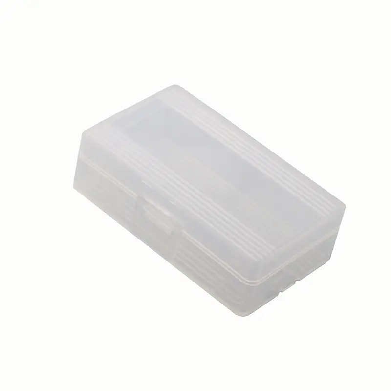 21700 20700 Lithium Battery Storage Box 2 Batteries Transparent Mini Portable Case for Battery Storage