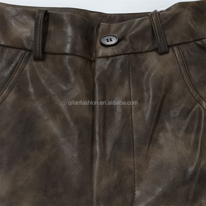<span class=keywords><strong>Pantaloni</strong></span> con fondo oversize personalizzati <span class=keywords><strong>pantaloni</strong></span> larghi in pelle Vintage Cargo per gli uomini - Product Image 4