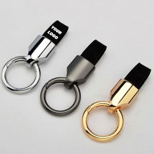 Custom Laser Logo Short Frosting <b>Leather</b> Car Keychain <b>Key</b> <b>Chain</b> for Car With Your Own Logo Keyrings <b>Key</b> <b>Chain</b> - Product Image 1