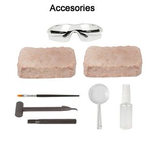 ילדים כריית צעצועי חפירת אוצר DIY סימולציה ארכיאולוגיה לוחמי גבס כלים ערכות לחפור יקר פיקדונות - Product Image 6