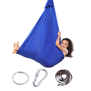 Hamaca Elástica de Nailon para Niños, para Interiores y Exteriores, Hamaca Sensorial de Yoga para Acampar y Hacer Senderismo - Product Image 1