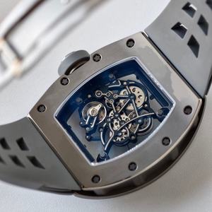 Reloj Mecánico Personalizado de la Mejor Calidad, Resistente al Agua, 43 mm, Cristal de Zafiro, Resistente al Agua hasta 50 Bares, Cronógrafo, Cerámica Gris - Product Image 6