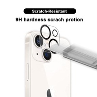 Protection d'écran en verre trempé pour objectif d'appareil photo pour iPhone 14 Plus Films protecteurs pour iPhone 14