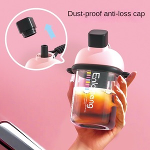 Botella de agua motivacional marcada por el tiempo de 128oz, plástico anticaída portátil para fitness y estilo de vida activo, para mantenerse hidratado - Product Image 2