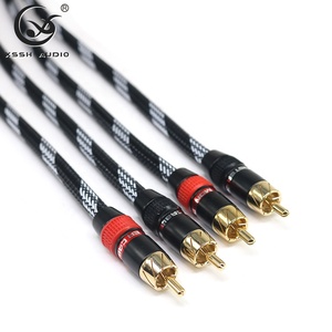 Dây HIFI Mở Rộng Dây Âm Thanh YIVO XSSH Tiêu Chuẩn Âm Thanh Độ Trong Cao 100 Linh Hoạt OD 6Mm Cáp Âm Thanh Tín Hiệu Phích Cắm <span class=keywords><strong>RCA</strong></span> Mạ Vàng OFC - Product Image 3
