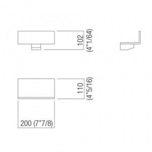 Agape Design moderno vetro e metallo angolo doccia mensola in ottone ripiano a muro finito per bagno cucina casa o Hotel uso - Product Image 2
