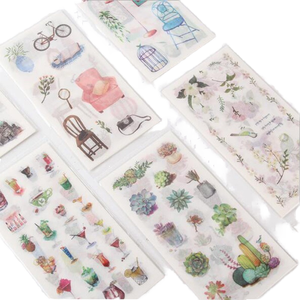 Waterproof Acrylic Reusable Custom Shape Aesthetic <strong>Stickers</strong> Pack Cute <strong>Preppy</strong> Decorative <strong>Stickers</strong> for Girls Women Kids - Product Image 3