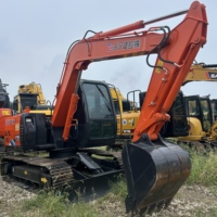 Excavator Bekas Hitachi ZX70 PLC 6.8 Ton Crawler Model 2024 dengan Komponen Inti Bersertifikat (Gearbox Bearing) Dijual
