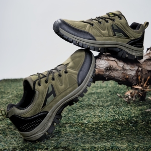 Zapatillas Retro <span class=keywords><strong>de</strong></span> Suela Gruesa Estilo Papá, Parte Superior <span class=keywords><strong>de</strong></span> Cuero Dividido, Suela <span class=keywords><strong>de</strong></span> <span class=keywords><strong>Goma</strong></span> Antideslizante con Absorción <span class=keywords><strong>de</strong></span> Impactos, Punta Puntiaguda, <span class=keywords><strong>Zapatos</strong></span> Casuales <span class=keywords><strong>para</strong></span> Toda Temporada - Product Image 1