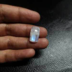 Premium Natural <b>Rainbow</b> Moonstone Cabochon 18x11mm <b>Light</b> Jewelry Making OEM Exporter Manufacturer India - Product Image 6
