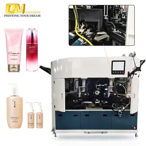 Manufactory direct customized automatic servo three color ink printing machine for lip gloss tubes