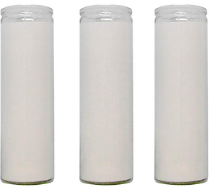 7 Days Somkeles <strong>Prayer</strong> <strong>Candles</strong> Classic White Glass <strong>Candles</strong>/Glass Religious <strong>Candles</strong>/Chakra <strong>Candle</strong> - Product Image 3