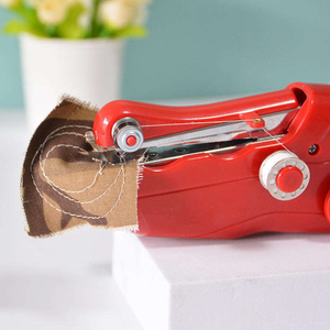 Máquina <span class=keywords><strong>de</strong></span> <span class=keywords><strong>Coser</strong></span> Manual Portátil <span class=keywords><strong>de</strong></span> Plástico y Metal con Motor <span class=keywords><strong>de</strong></span> Una Sola Aguja, Soporte <span class=keywords><strong>de</strong></span> Costura Electrónico Práctico - Product Image 5