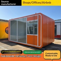 Maison conteneur moderne et écologique 2026 – Cabine mobile préfabriquée tendance, mini hôtel-capsule, maison-capsule spatiale