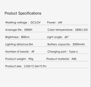 <span class=keywords><strong>Ulanzi</strong></span> ไฟ LED <span class=keywords><strong>VL49</strong></span> 6วัตต์แบตเตอรี่ขนาดเล็กในตัวขนาด2000มิลลิแอมป์ชั่วโมงไฟถ่ายภาพ5500K ไฟ LED W49ขายดี2020 - Product Image 6
