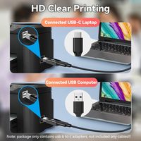 Justlink Midi a convertidor de tipo C hembra a macho adaptador de teléfono móvil portátil batería de Piano electrónico escáner de impresora