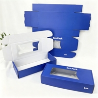Boîte en papier pliable personnalisée à motif floral et à carreaux vichy avec fenêtre transparente pour ongles à presser, savon, biscuits, cosmétiques, emballage cadeau de mariage