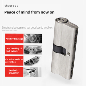 Tiêu chuẩn Châu Âu cao an ninh 60/70/80/90 mét Brass <span class=keywords><strong>Master</strong></span> Key khóa kép cửa xi lanh - Product Image 2
