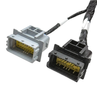 Harnais de câblage de signalisation de batterie sur mesure pour véhicules lourds OEM, assemblage de câbles automobiles haute intensité pour camions et engins de construction