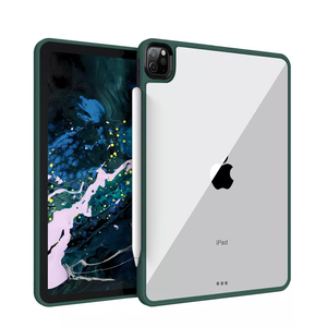 Pour <span class=keywords><strong>Apple</strong></span> <span class=keywords><strong>iPad</strong></span> <span class=keywords><strong>Pro</strong></span> <span class=keywords><strong>11</strong></span> 2021 étuis tablette de protection antichoc acrylique Transparent Airbags I Pad porte-crayon étui de couverture - Product Image 1