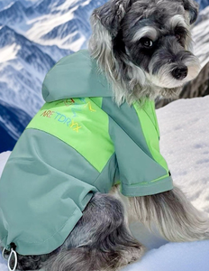 Manteau imperméable pour animaux de compagnie, imperméable à capuche pour chien, coupe-vent pour chat, veste à quatre pattes pour le printemps, l'été et l'automne - Product Image 1