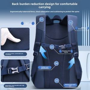 Nueva Mochila Escolar Unisex Impermeable de Poliéster para Estudiantes de Primaria y Secundaria, Grados 1-9, Gran Capacidad - Product Image 4