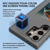 2024 Neues Designer-Handyhülle für Samsung Galaxy S24 Ultra mit Smart NFC E-Ink Bildschirmanzeige DIY NFC S23 Plus für iPhone Handyhülle