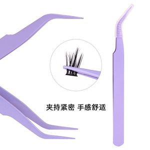 Eyelash Tweezers Stainless Steel Precision Colored For Eyelash Extension Professional Use - Product Image 5