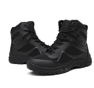 Botas de Entrenamiento DFU0140, Negras, Talla Grande para Hombre, Botas Altas con Punta de Acero, Zapatos de Montañismo para Hombre, Botas de Escalada para Deportes al Aire Libre - Product Image 6
