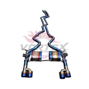 Sistema de Escape Catback Vortex Blue Burnt Titanium para BMW E90 E92 335i 3.0T N54 N55 Ultraligero de Alto Rendimiento Sin Sistema Valvetronic Drone - Product Image 1