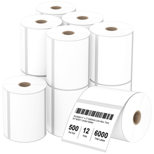 Etiqueta Adhesiva de Papel Térmico Resistente a los Arañazos, Impresión Rápida, Etiquetas Térmicas Ecológicas para Etiquetas de Precio de Joyería - Product Image 4