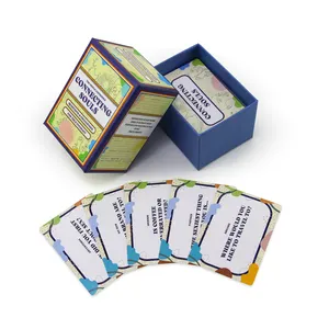 América Populares Casais Apaixonados Jogos Adultos High-End Personalizado Impressão Drinking Game Pergunta Card Game